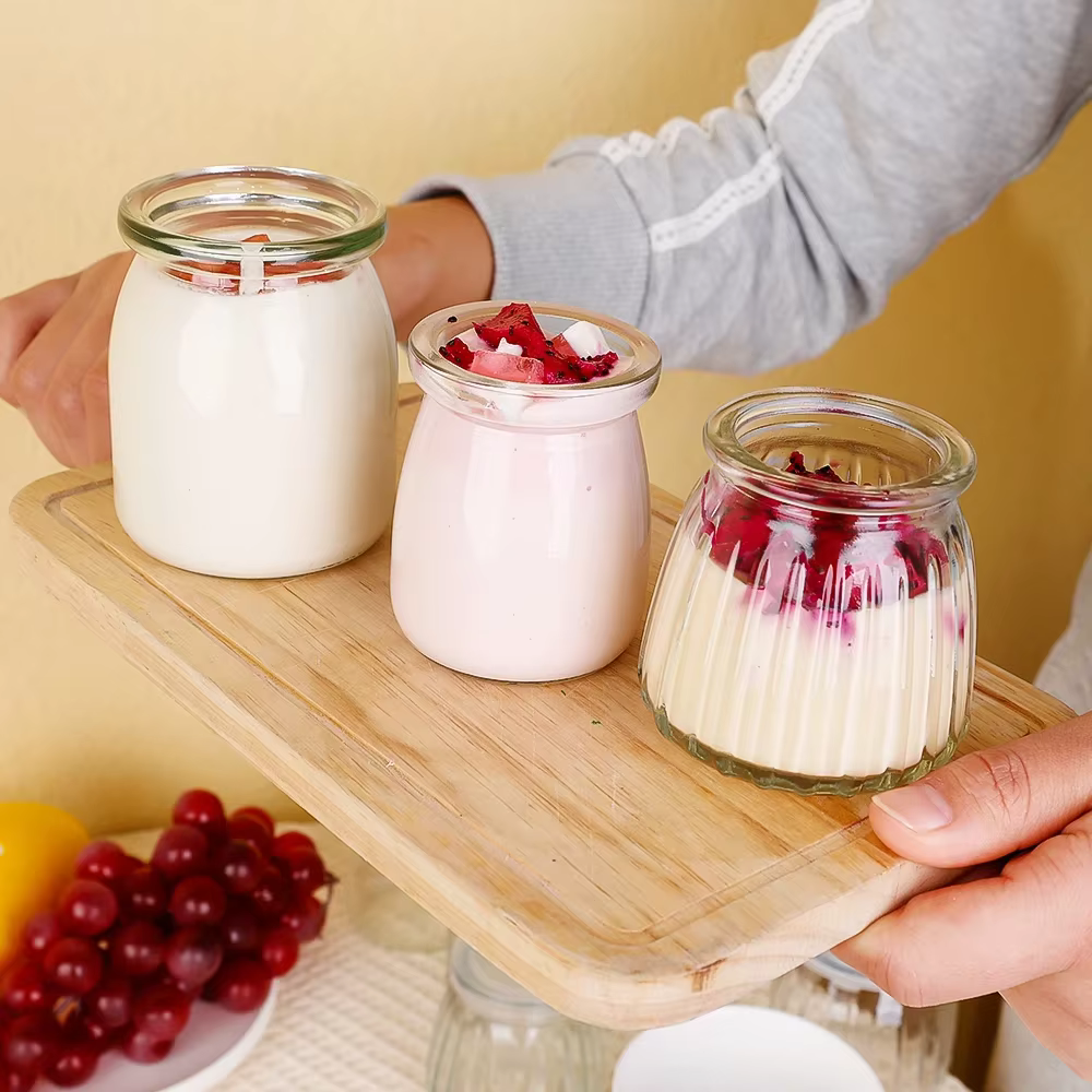 Mini pots à Pudding, bouteilles en verre de souhait mignonnes