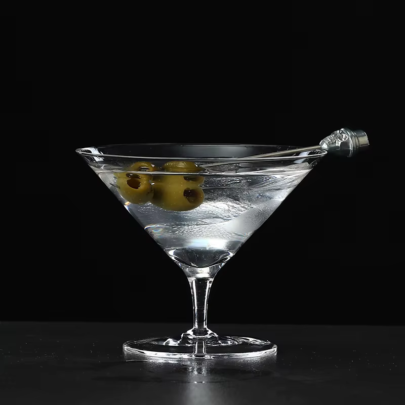 1 verres à cocktail en verre à Martini