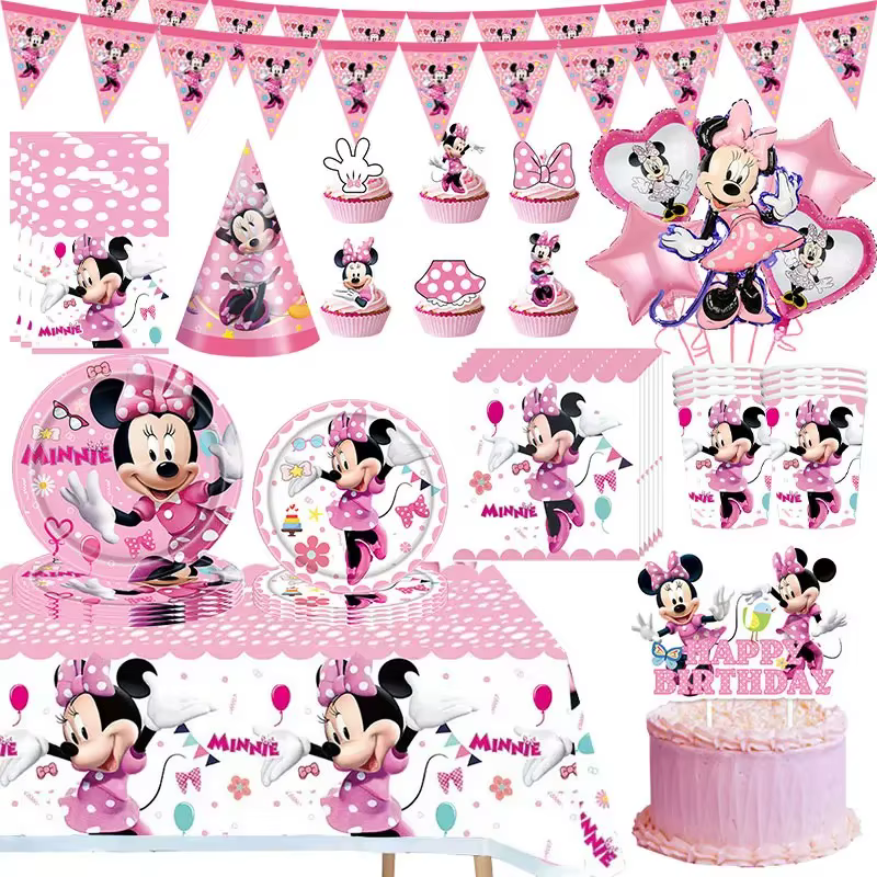 Décoration d'anniversaire Disney Minnie