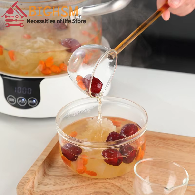 Cuillère en verre à dessert créative