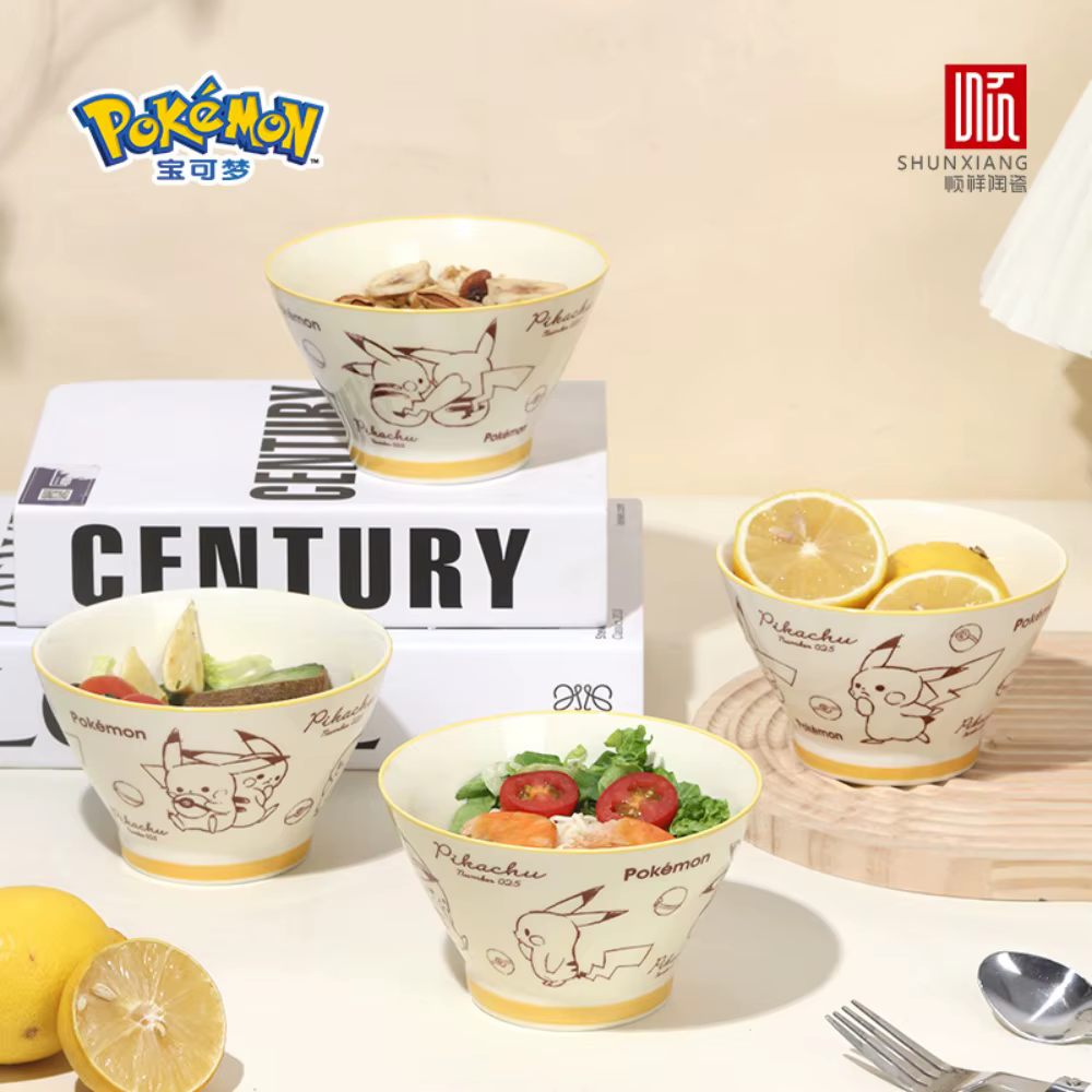 SHUNXIANG – ensemble de bols à riz en céramique de 5 pouces