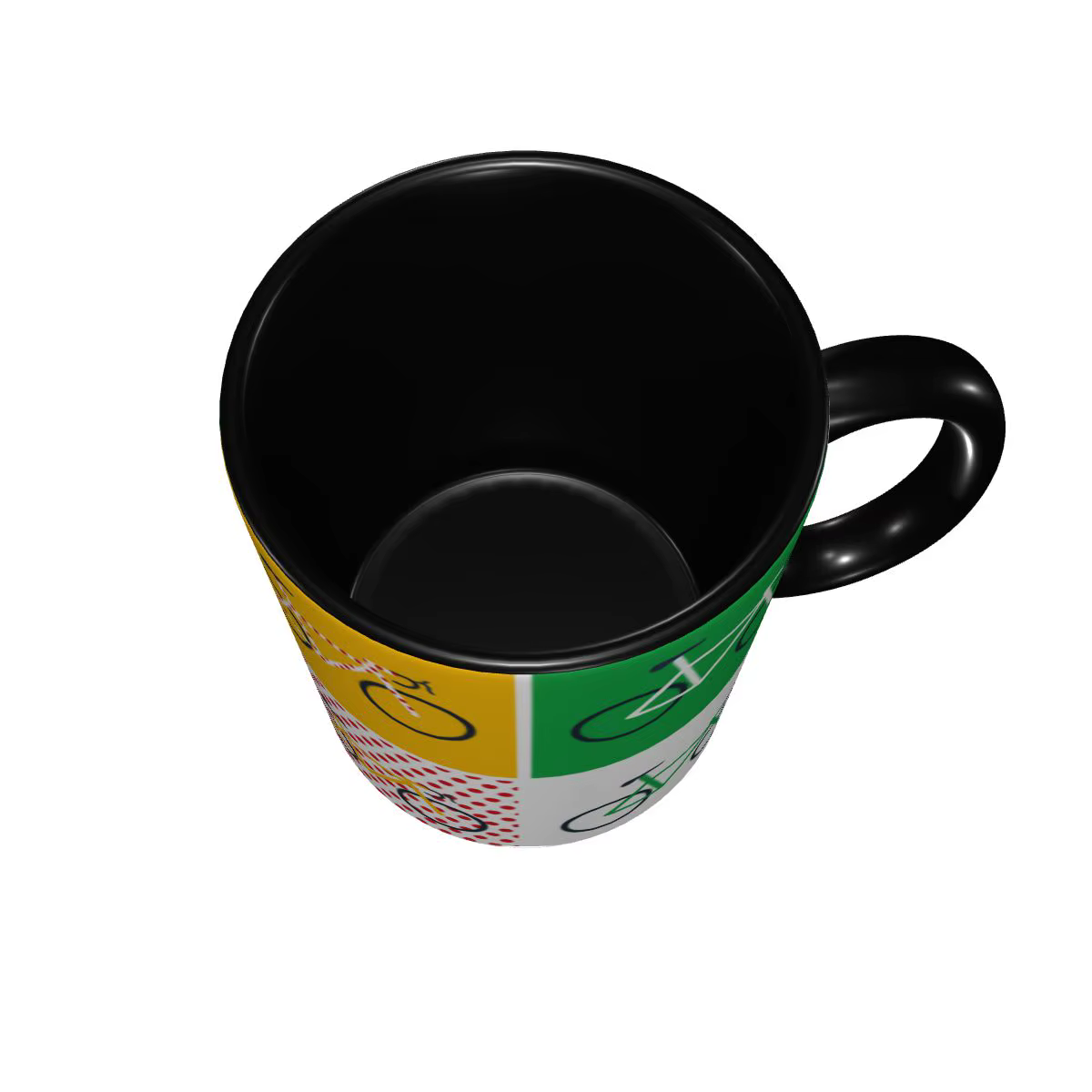 Mug à café personnalisé DIY pour la course cycliste Tour de France