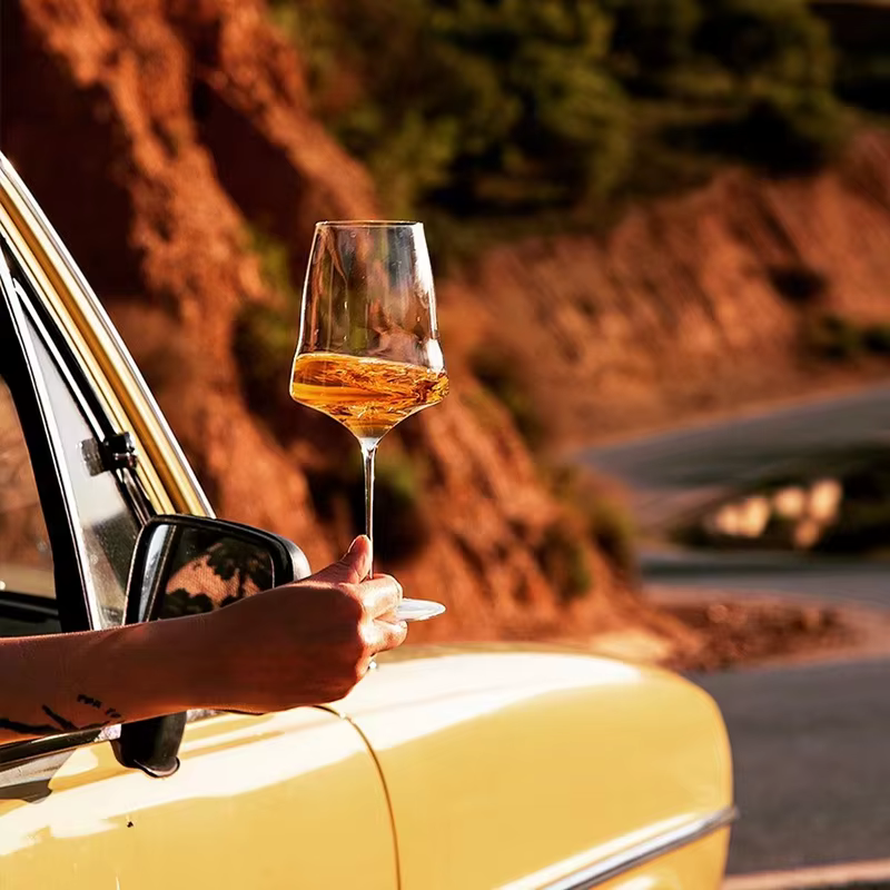 Verre à vin en cristal de qualité supérieure de luxe de Style Josephinen