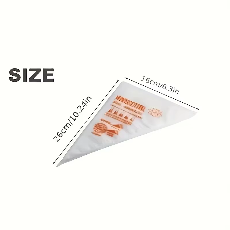 Sacs à pâtisserie jetables, 100 pièces, équipement de confiserie, accessoires de pâtisserie et de boulangerie, outils de boulangerie pour gâteaux rouges