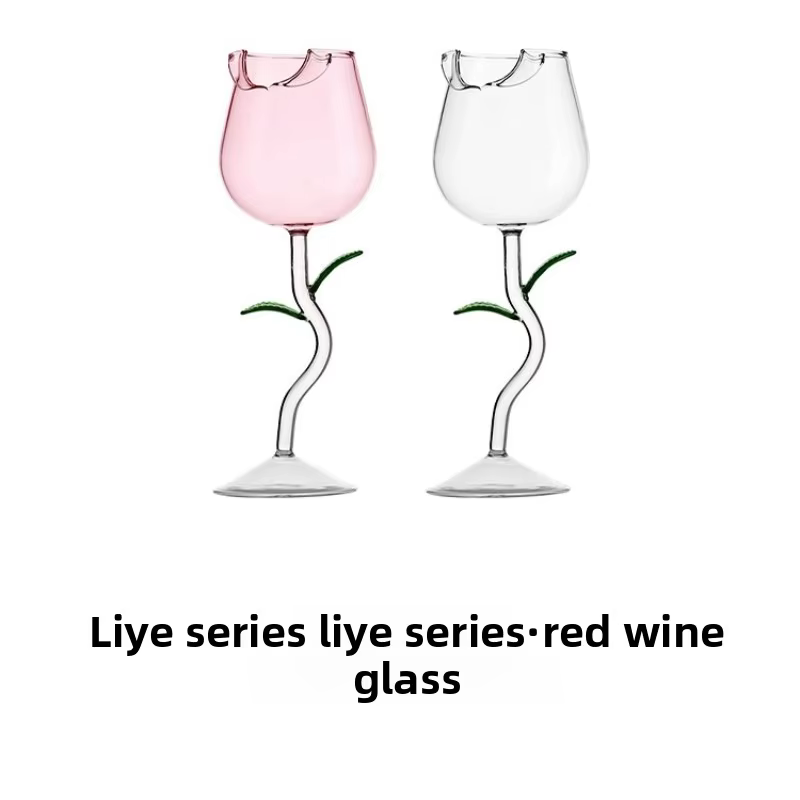 Verre à vin en or Rose