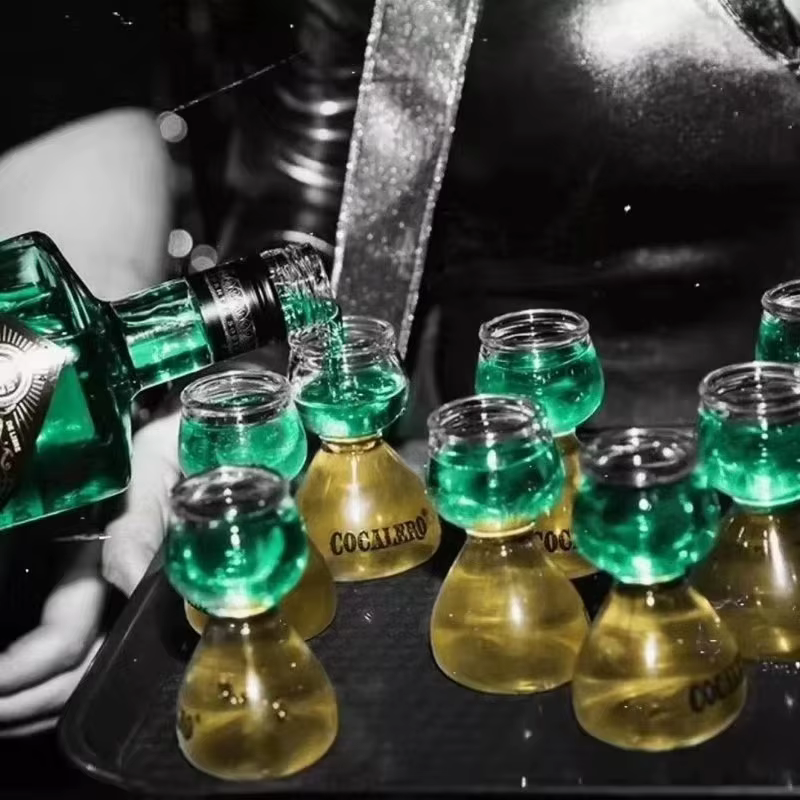 Verre à Cocktail transparent en forme d'absinthe de 120ml
