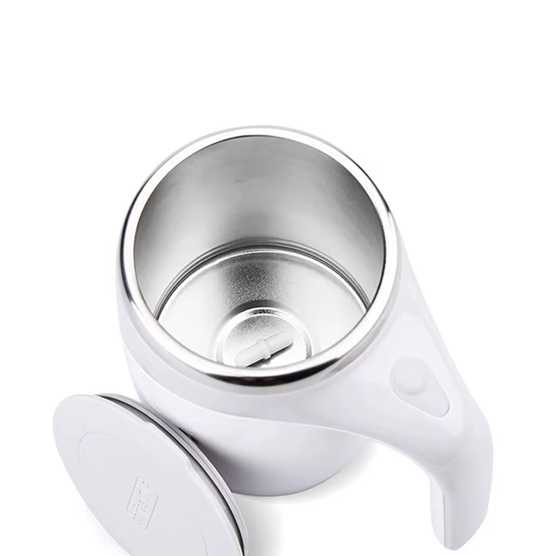 Tasse magnétique rotative électrique en acier inoxydable