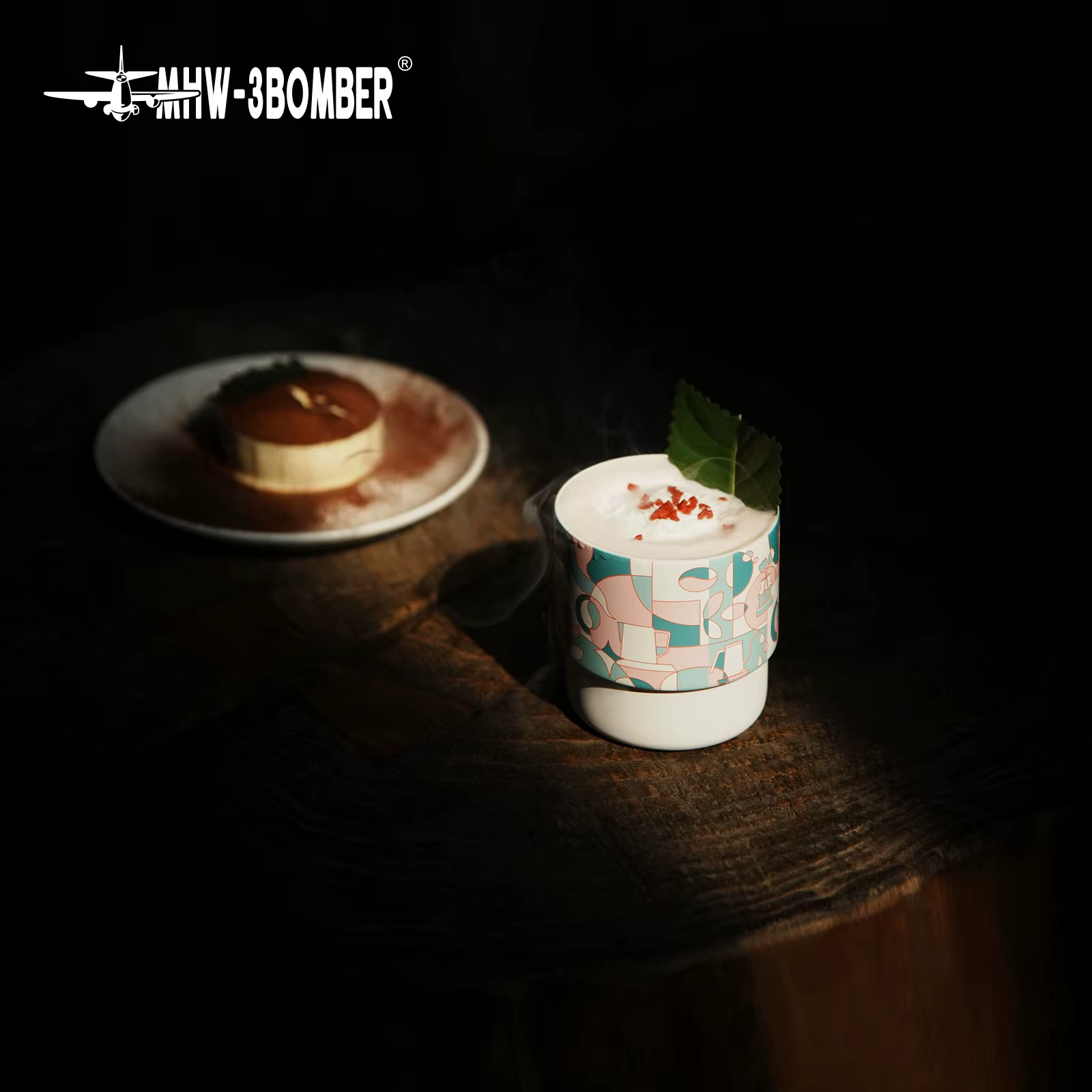 3BOMBER × Sttoke 220ml tasse à café tourbillonnante fond incurvé améliore l'arôme