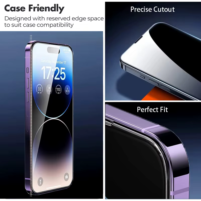 1-5 pièces de verre trempé pour iPhone 14 13 12 11 16 15 Pro Max Protection d'écran pour iPhone 6 6S 7 8 SE X XS XR Film de verre protecteur