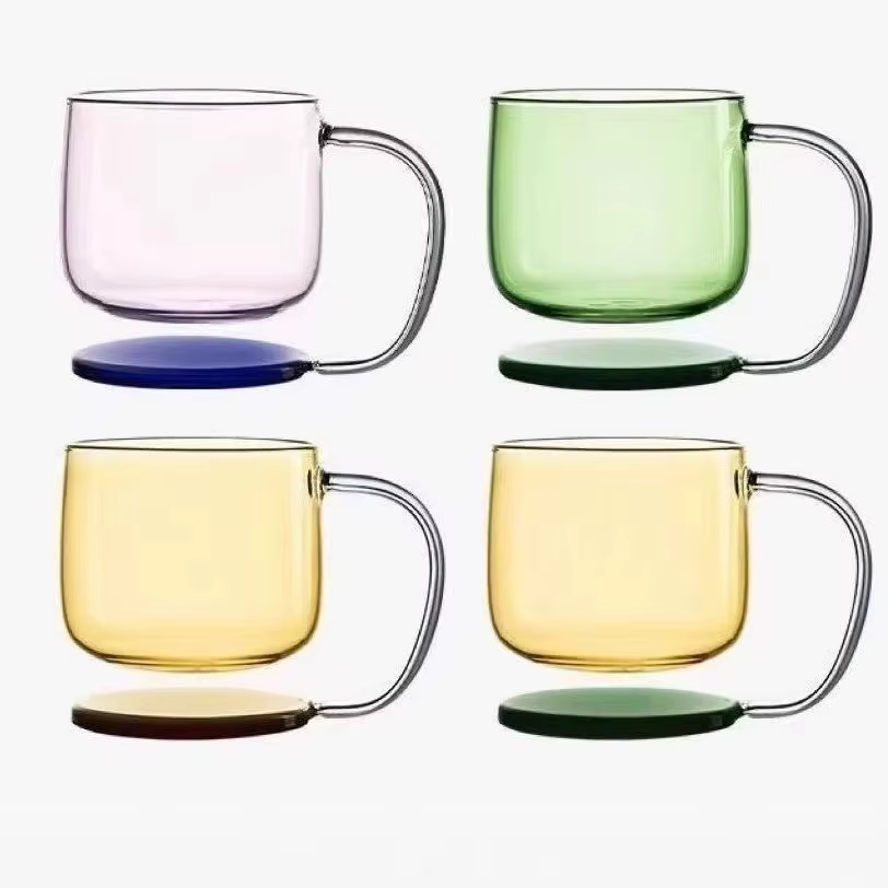 Tasse en verre à Suspension créative