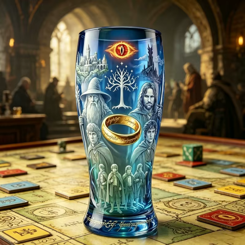 Verre à bière du Seigneur des Anneaux 25e anniversaire