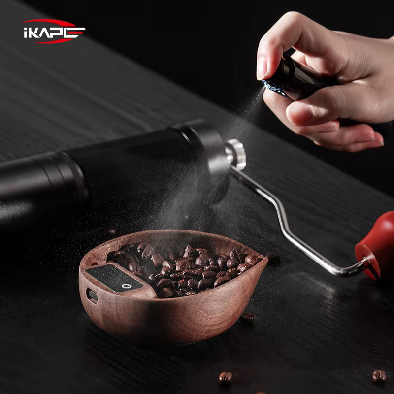 IKAPE RDT vaporisateur en verre accessoires de Machine à expresso 10ml grain de café antistatique