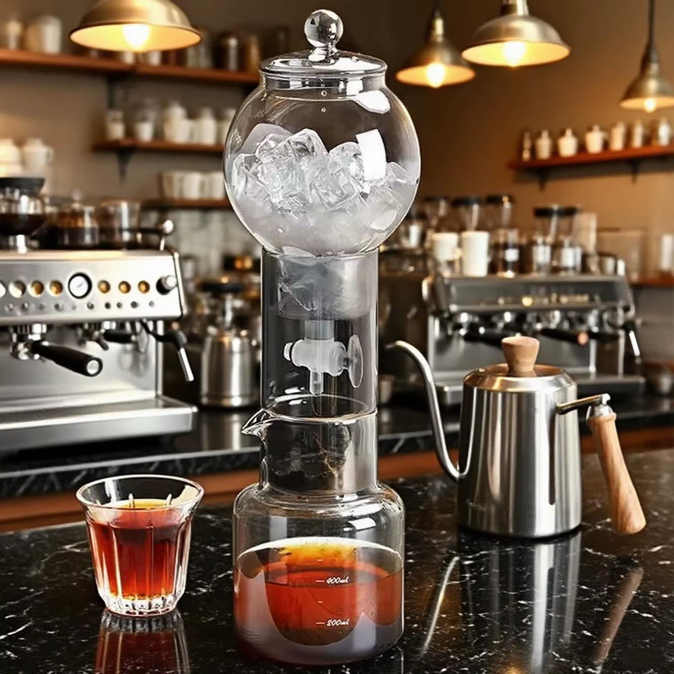 Cafetière goutte à goutte glacée