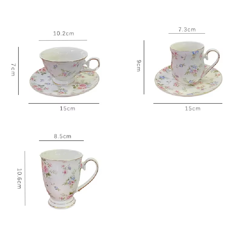 Ensemble de tasses à café en céramique