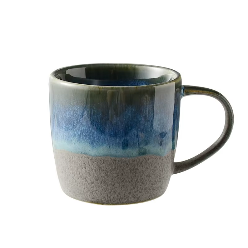 Tasse en céramique à changement progressif pour lait