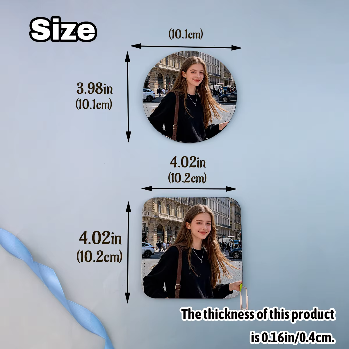 Sous-verre personnalisé avec photo