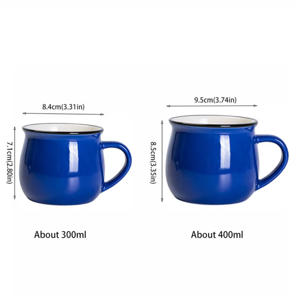 Tasse à lait en céramique nordique mignonne