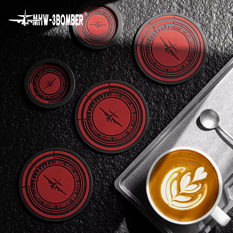 3BOMBER Tapis en silicone pour tamper à café