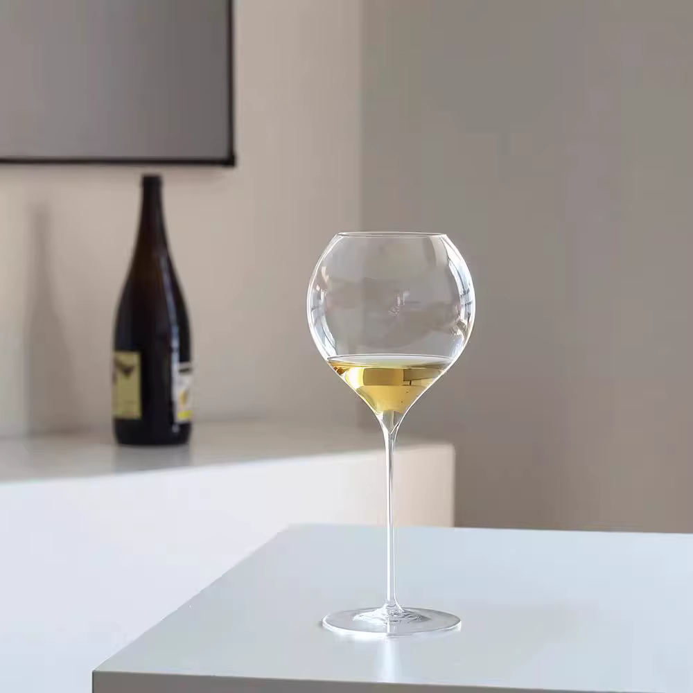 Grands verres à vin blancs fins de 550ml
