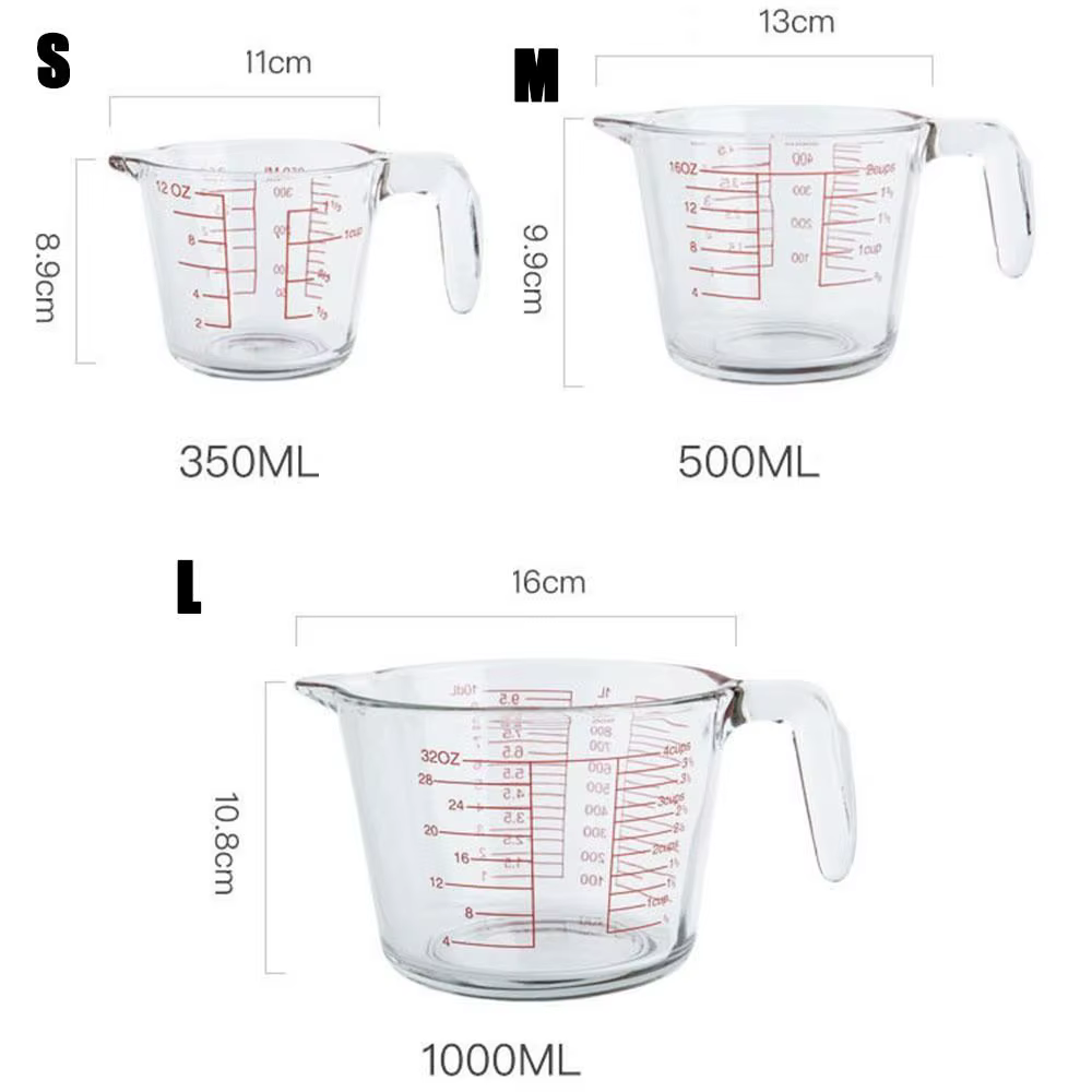 Gobelet à lait en verre transparent de grande capacité
