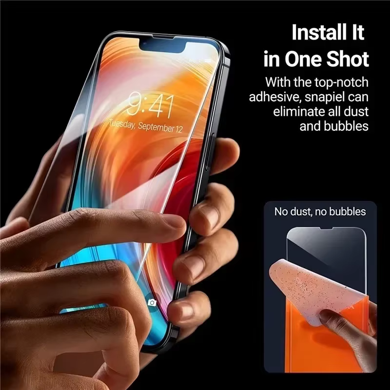 1-5 pièces de verre trempé pour iPhone 14 13 12 11 16 15 Pro Max Protection d'écran pour iPhone 6 6S 7 8 SE X XS XR Film de verre protecteur