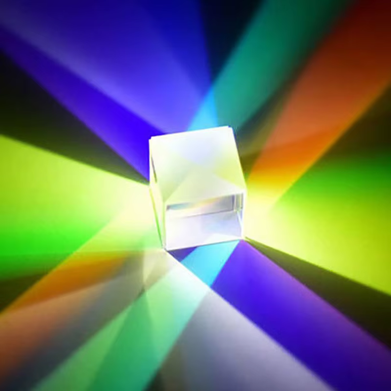 Prisme dichroïque en forme de Cube de verre, 12.7mm, x-cube, pour séparation de faisceau photographique, accessoires de photographie, décoration de cadeaux, lumière mignonne