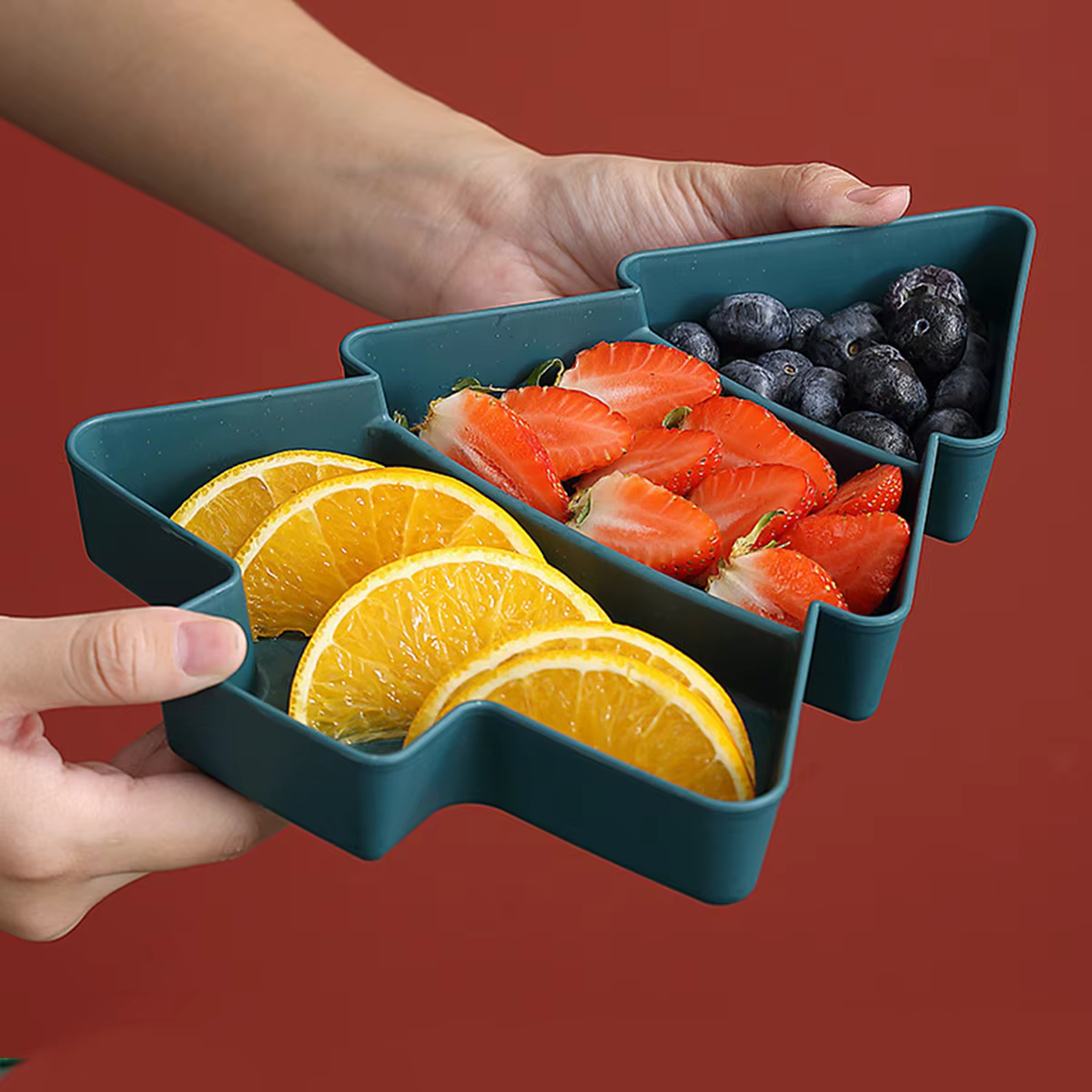 Assiette de fruits pour arbre de Noël
