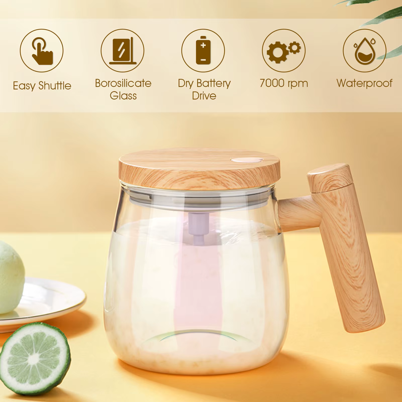 Tasse à agitation automatique de 400ML