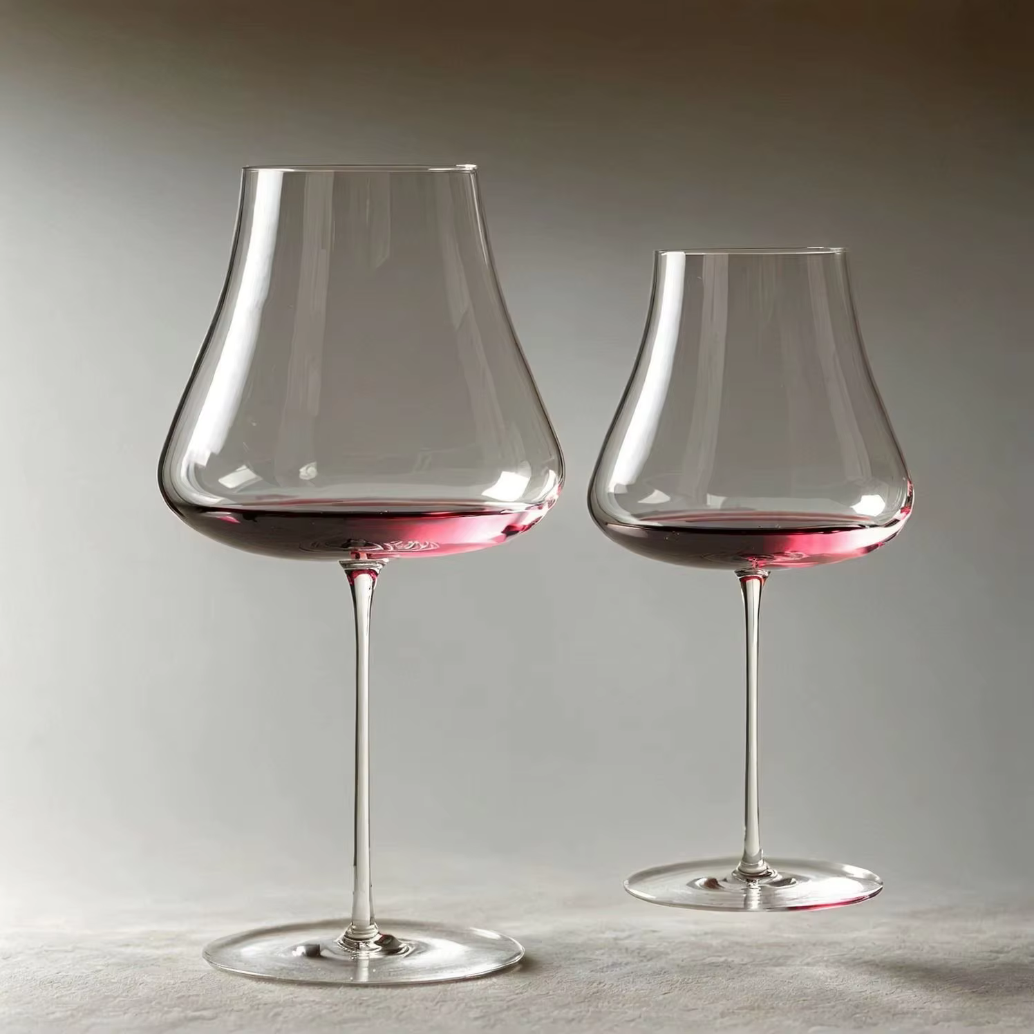 Verres à vin en verre de cristal de grande capacité