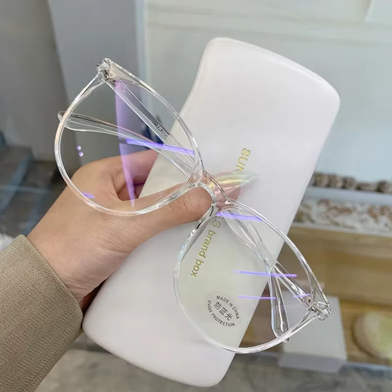 Lunettes à monture transparente rétro ultralégères pour hommes et femmes, lunettes simples, fausses lunettes, décoration de fête de mariage, mode