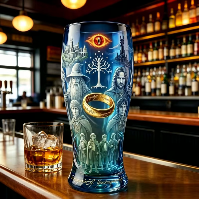 Verre à bière du Seigneur des Anneaux 25e anniversaire