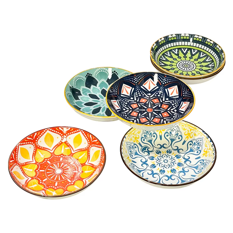 Assiette bohémien en céramique