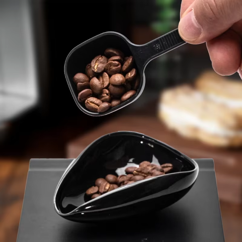 Ensemble de tasses et cuillères doseuses pour grains de café