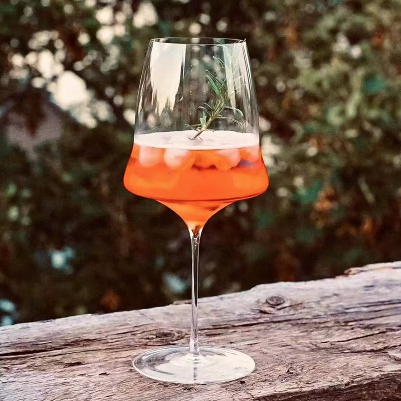 Verre à vin en cristal de qualité supérieure de luxe de Style Josephinen