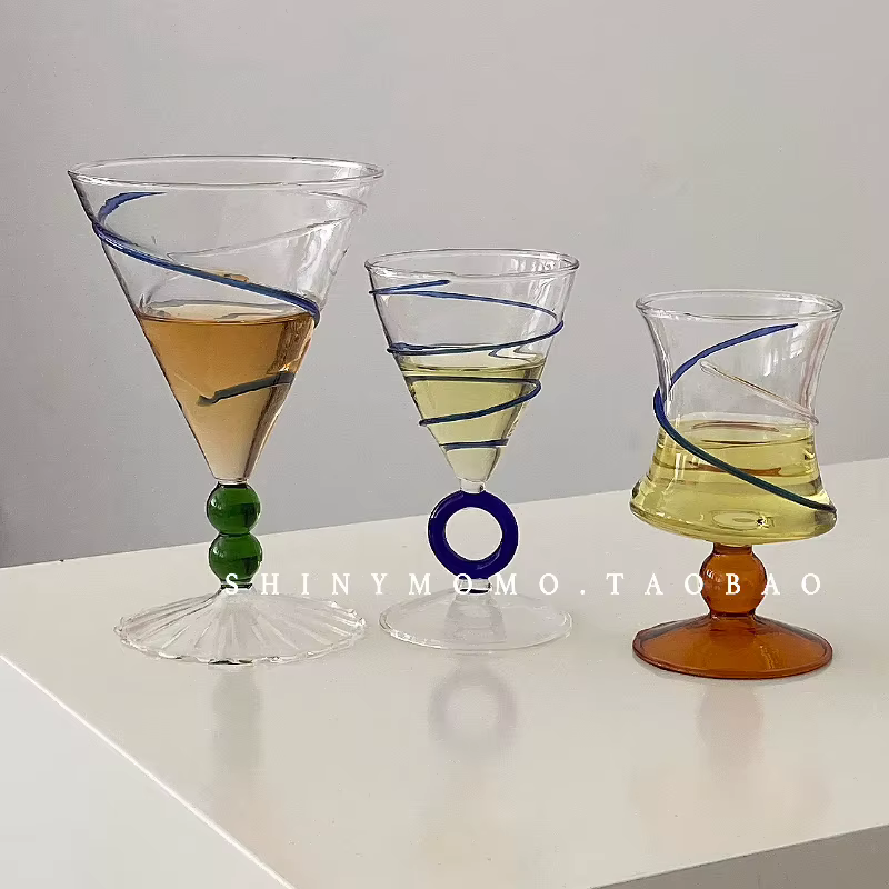 Verre à Champagne nordique fait à la main