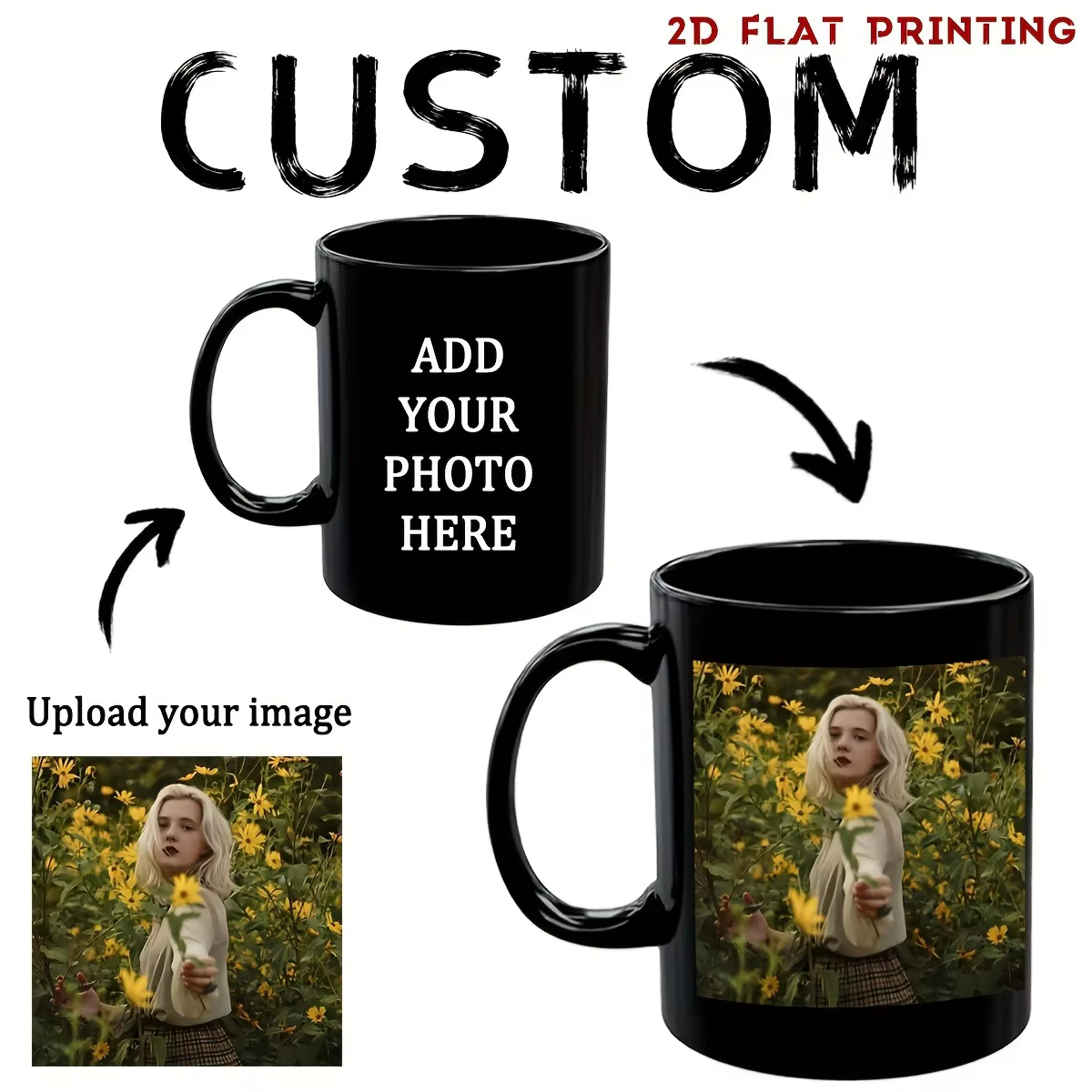 Mug personnalisé avec photo - Tasse en céramique avec image personnalisée