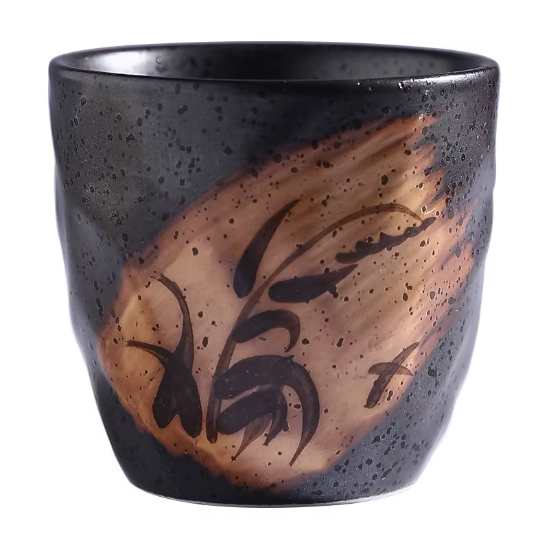 Tasse à Thé Japonaise de 180ml en Céramique Rétro