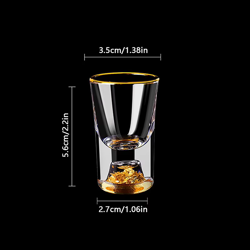 Verre à certifiée en cristal de luxe