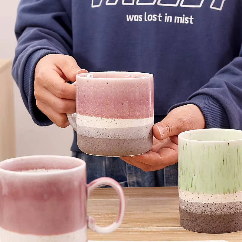 Tasses rétro en céramique grande capacité tasse