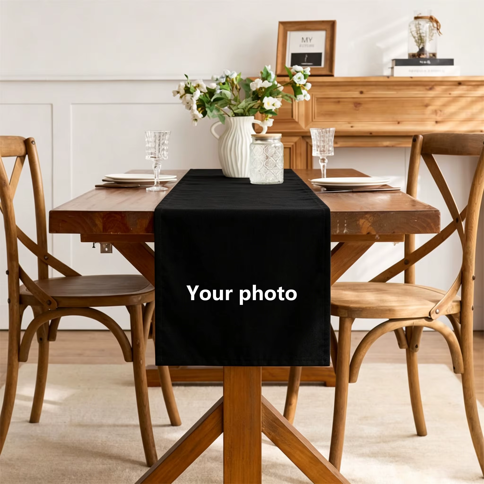Chemin de table personnalisé à imprimer soi-même