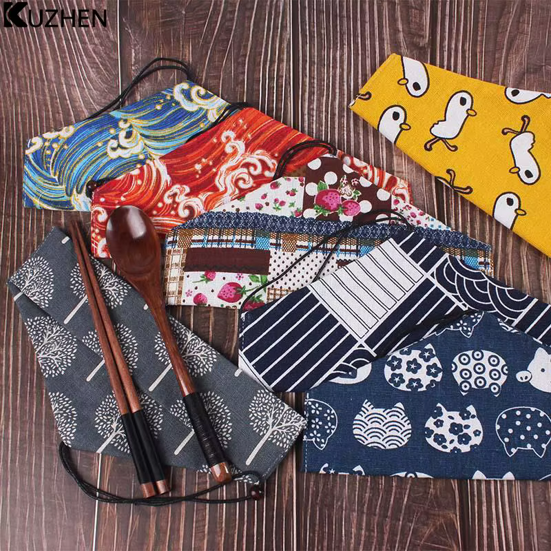 Sac à couverts portable imprimé