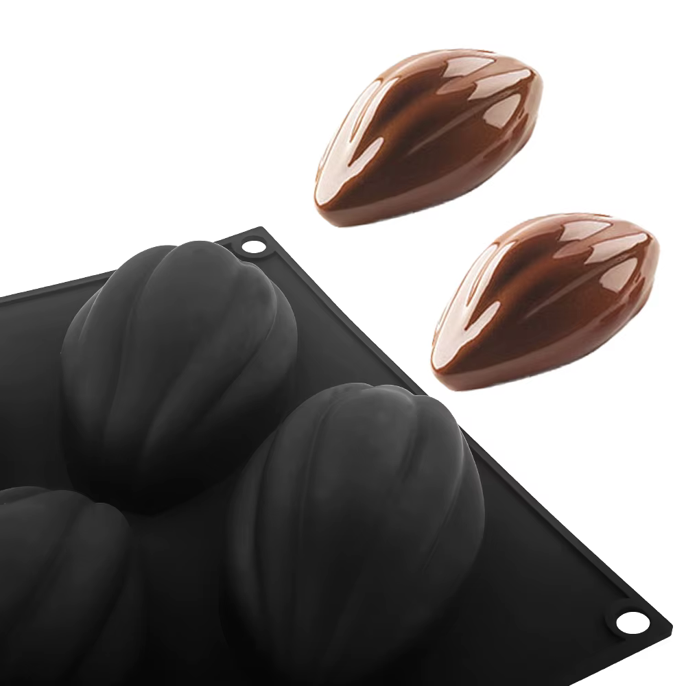 Moule à gâteau en Mousse d'olive à 6 cavités