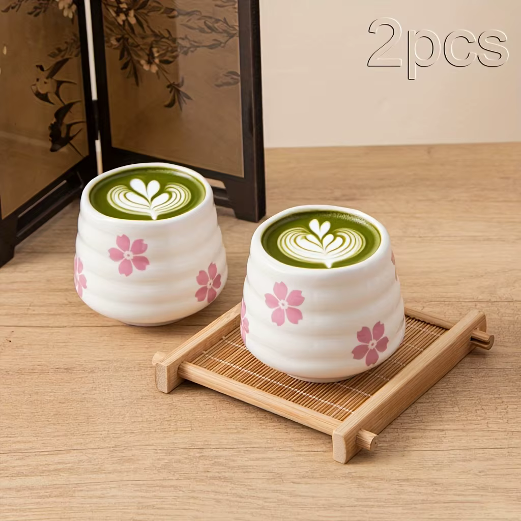 Tasse à thé en fleur de cerisier mignonne 160ml/5.4oz