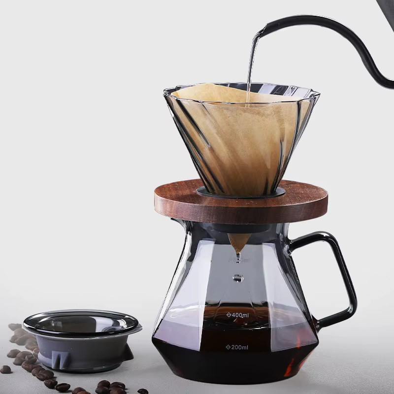 Carafe à expresso en verre diamanté 400/600 ml