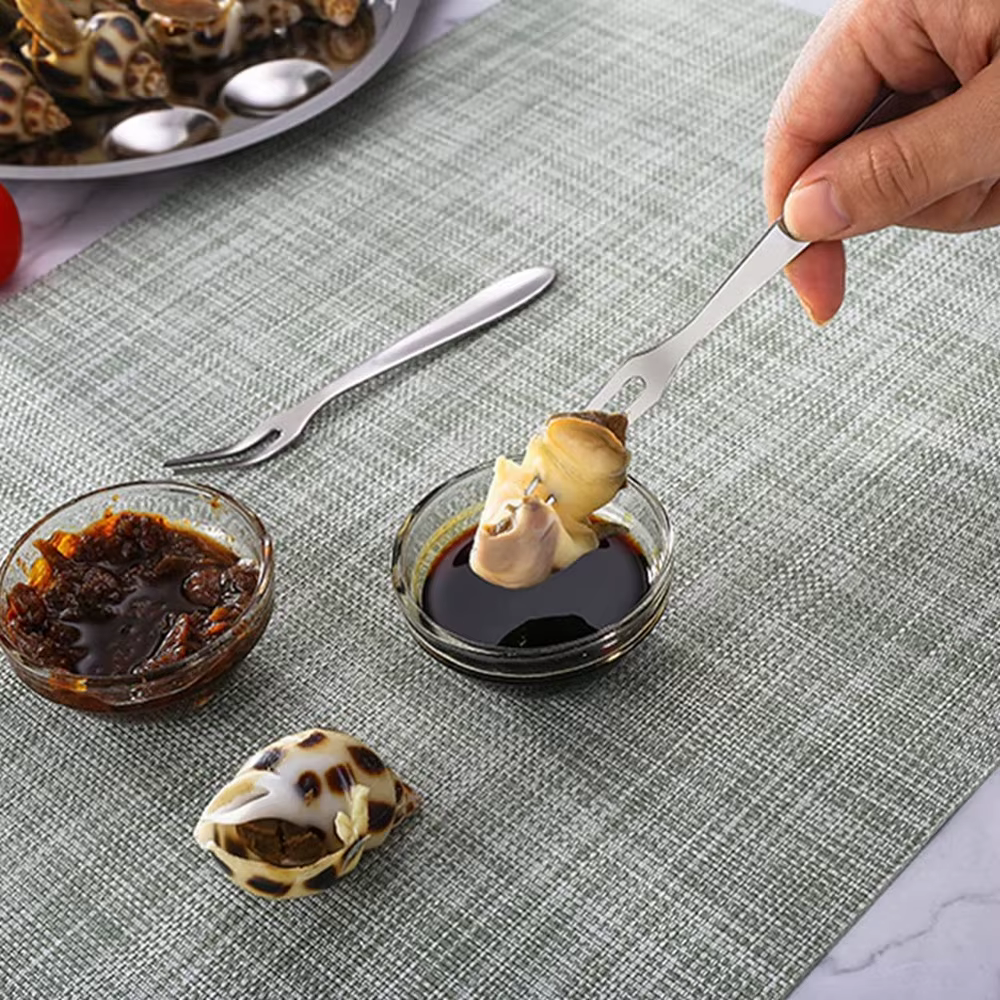 Assiette d'escargot d'escargot en acier inoxydable