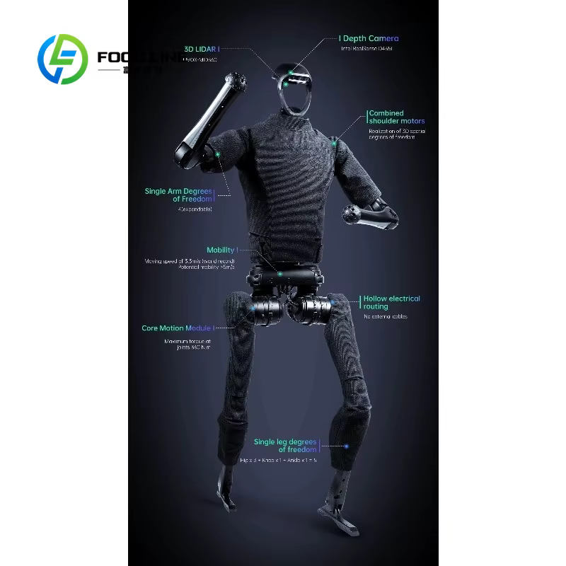 Robot humanoïde intelligent personnalisé avec programmation interactive pour le commerce de détail, l'hôtellerie et le service client