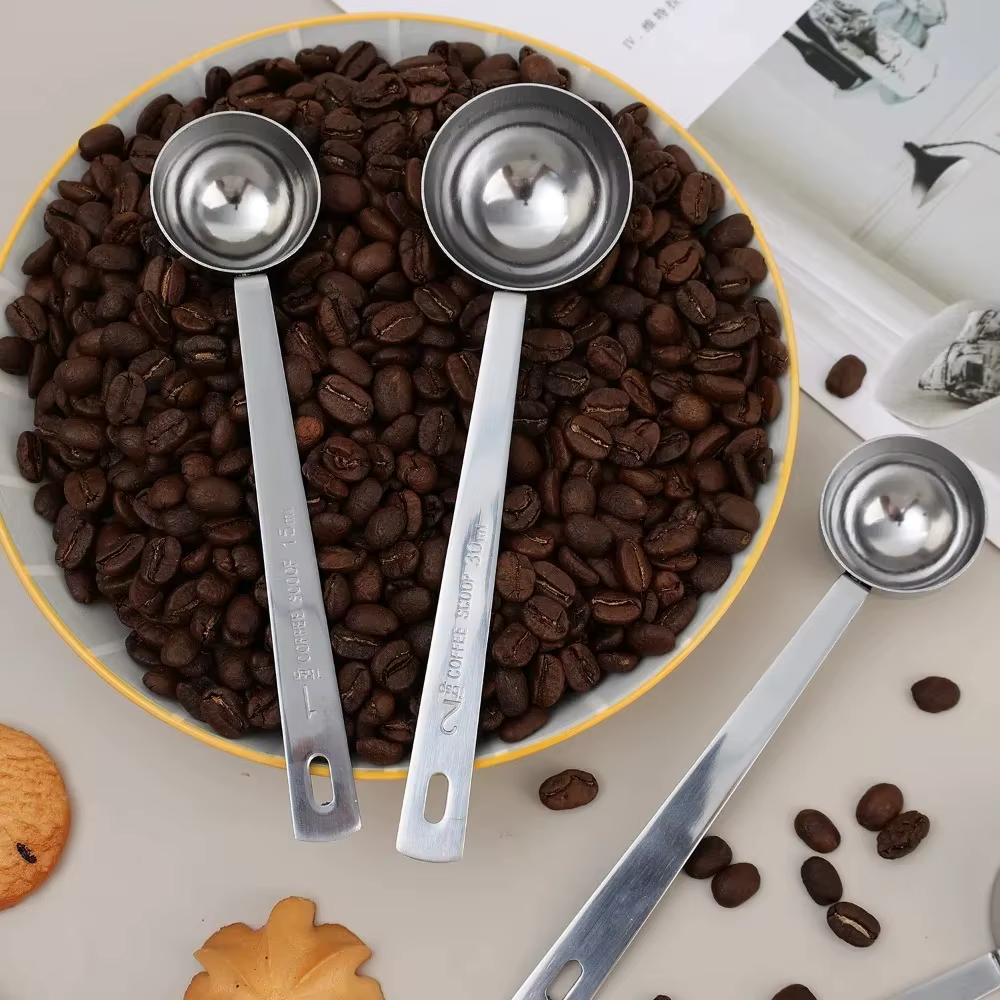 Cuillère à café épaisse en acier inoxydable