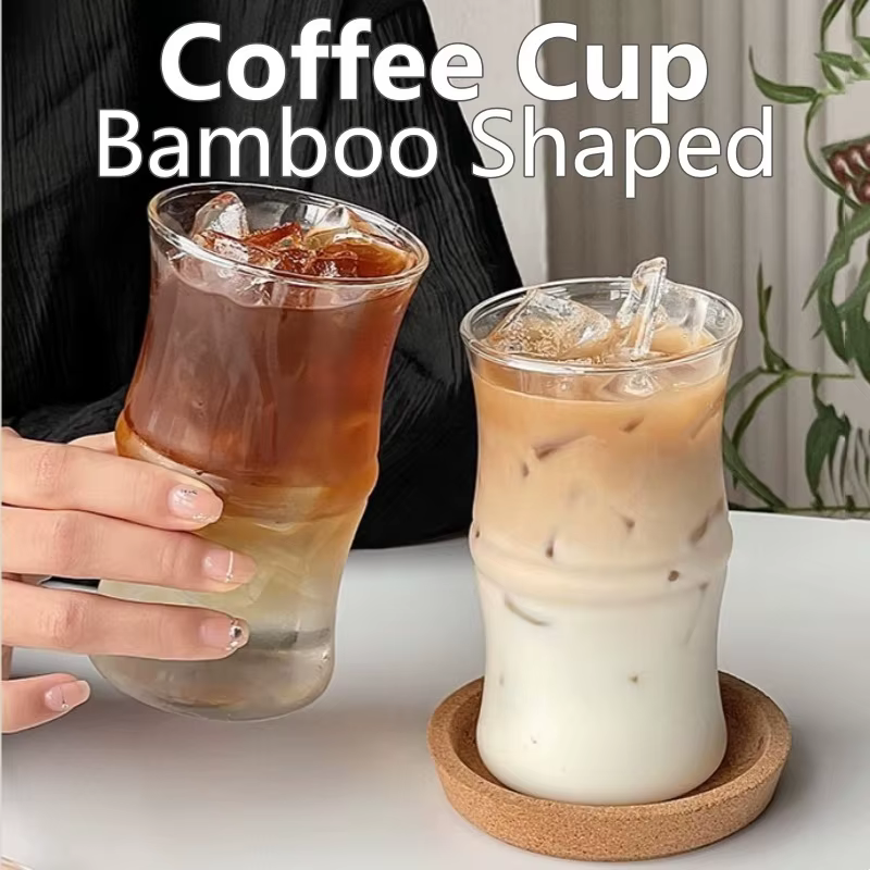 Verre à café en forme de bambou