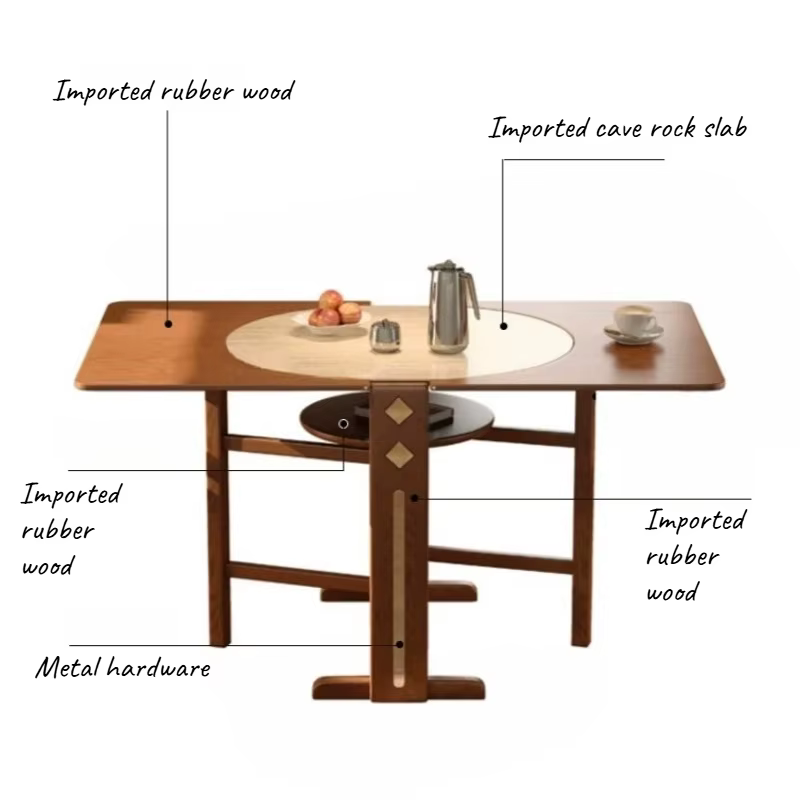 Table de salle à manger ronde de luxe pour cuisine centrale