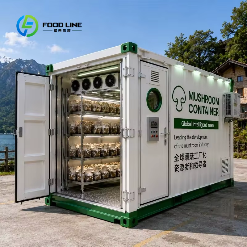 Système d'agriculture verticale en conteneur, culture hydroponique de la laitue, irrigation automatisée, agriculture intérieure, projet clé en main intelligent